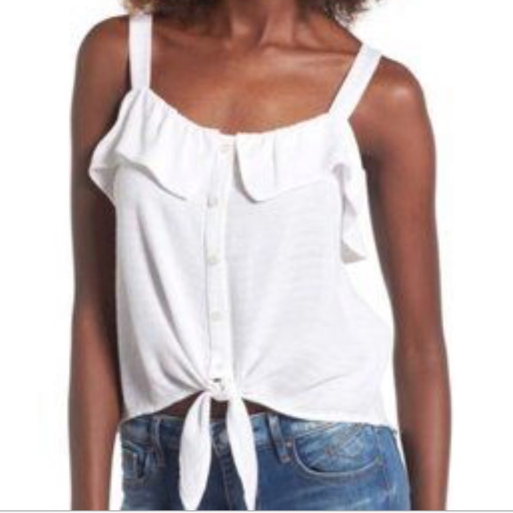 Astr the Label Tie Front Tank